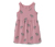 Kinder-Jerseykleid, Zebra - Altorsa mit beige-schwarzem Zebra-Alloverprint