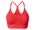 Seamless-Sport-Bustier, rot - rot