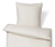 Baumwollsatin-Bettwäsche, Normalgröße, offwhite - Offwhite