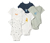 5 Baby-Bodys mit Mitwachsfunktion