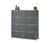 Highboard »CN3« mit 8 Klappen, grau - Matt grau