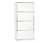 Highboard Metall »CN3« mit 4 Klappenfächern, weiß - Matt weiß