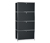Highboard Metall »CN3« mit 4 Klappenfächern, schwarz - Matt schwarz